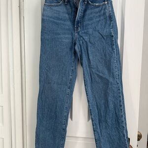 Madewell Classic Straight Leg Denim Jeans